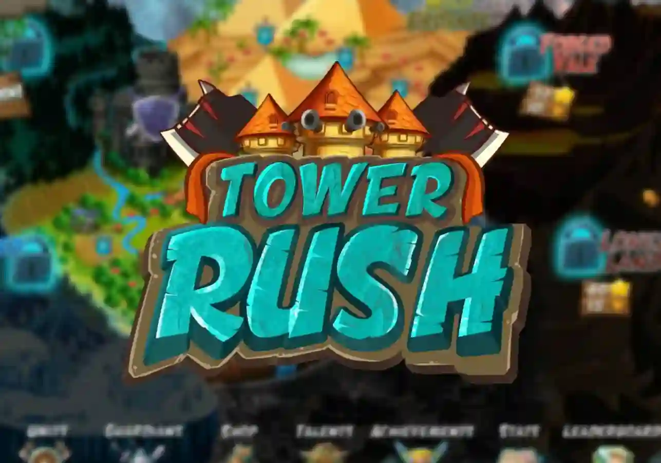 Interfaz del juego Tower Rush Galaxsys